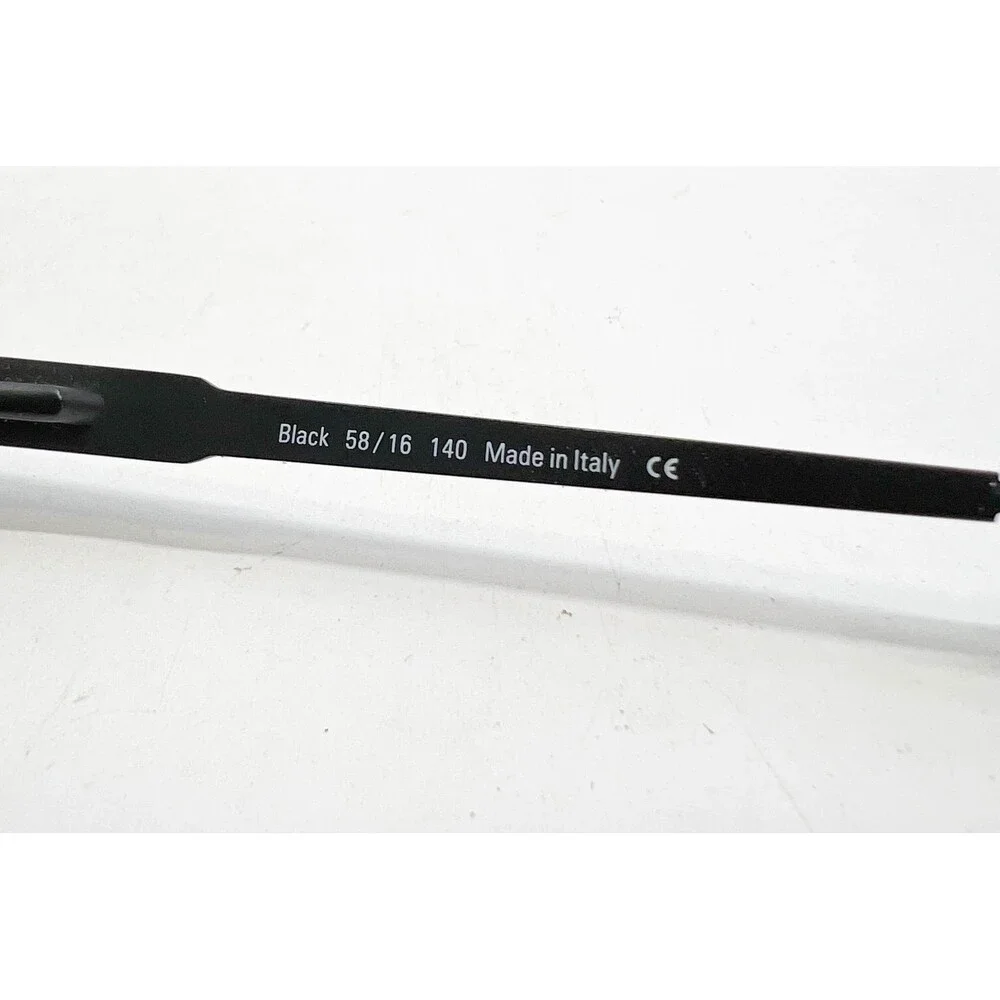 New York Eye Eyeglasses Mens Black Metal Pilot Navigator Frame 53-18-140
